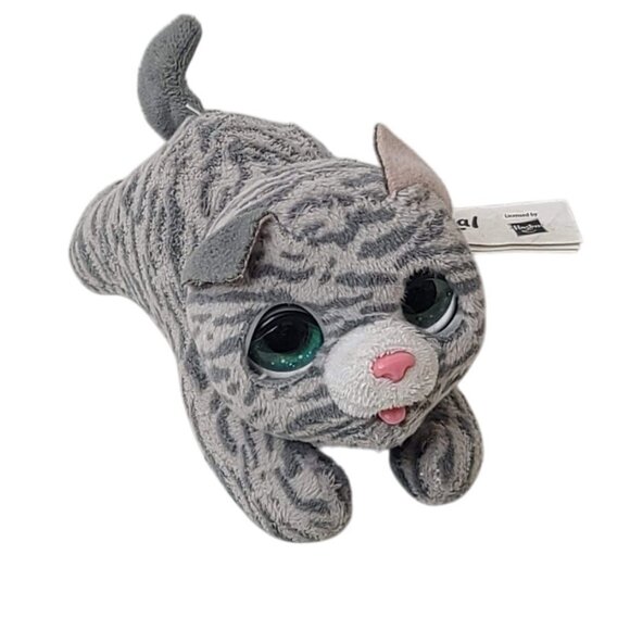 Hasbro Other - FurReal Newborns Kitty Kitten Interactive Plush Pet Gray Striped w/ Sound